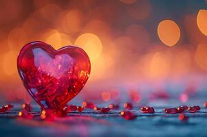 ai-generated-celebration-style-of-colorful-love-hearts-in-valentine-day-free-photo